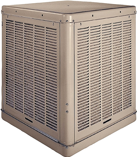 Champion-Essick 3000DD Evaporative Cooler, 6.8 gal Tank, 2-Speed, 115 V, 7.9 A, Cool Sand