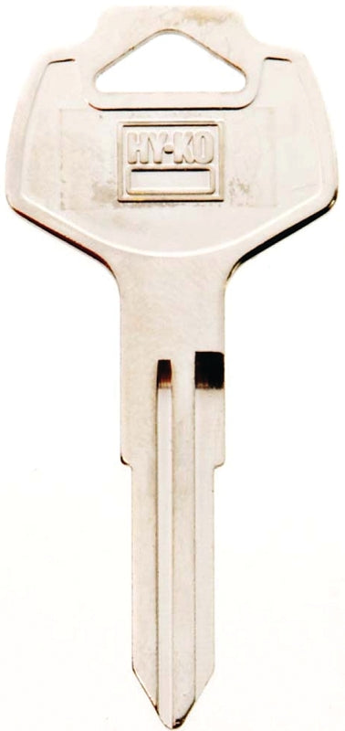 Hy-Ko 11010DA25 Automotive Key Blank, Brass, Nickel, For: Nissan Vehicle Locks, Pack of 10