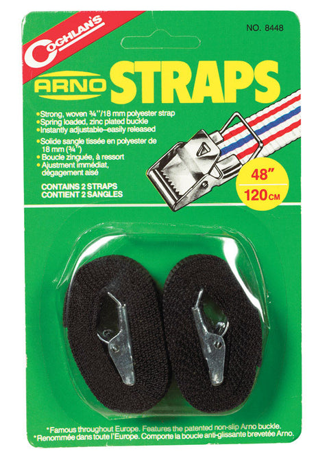 Coghlan's Arno Strap Black 3/4 in. x 4 in. L