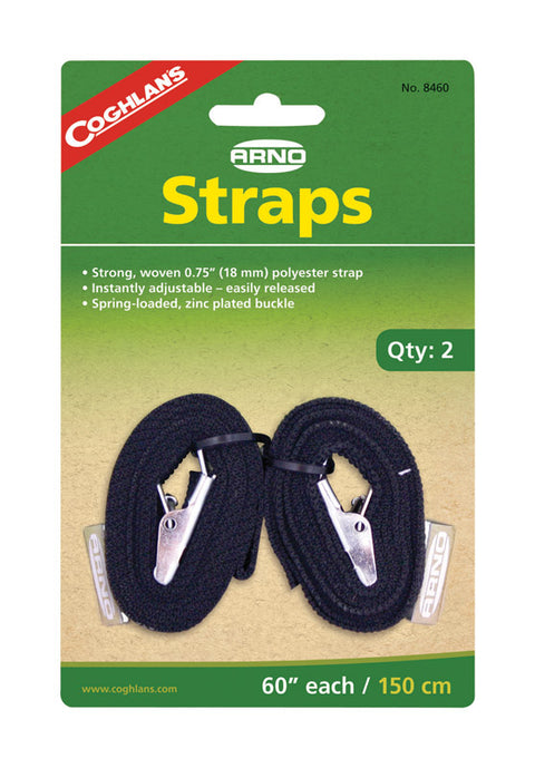 Coghlan's Arno Strap Black 3/4 in. x 5 in. L