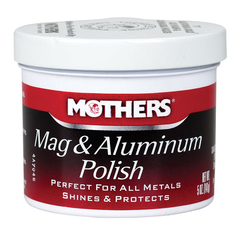 Mothers Mag & Aluminum Polish Paste Automobile Polish 5 oz. For Metals
