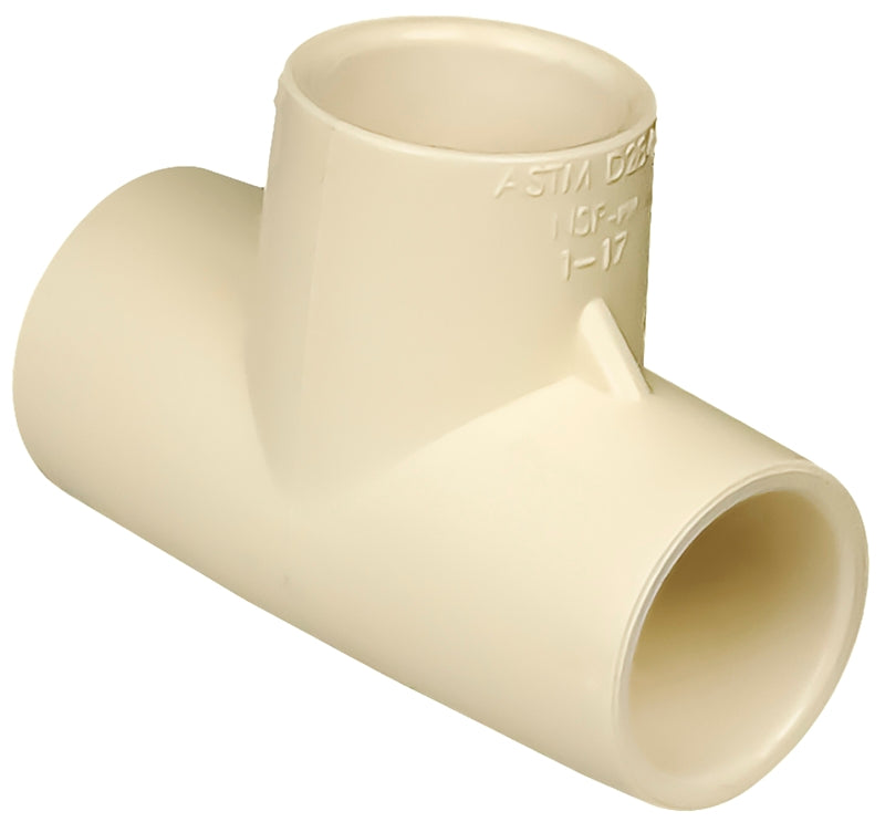 Nibco T00160D Pipe Tee, 1/2 in, CPVC, SCH 40 Schedule – Shell Lumber ...