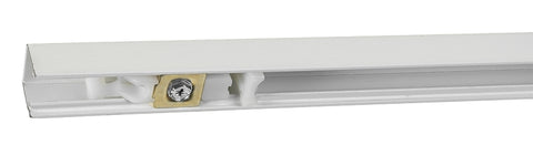 Renin BF1700-07200-BW Hardware Track Set, 72 in L Track, Steel, For: 3/4 to 1-3/4 in THK Bi-Fold Doors