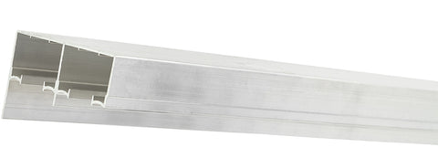 Renin BP831BB-07200-AL Hardware and Track Set, 72 in L Track, Aluminum, For: 3/4 to 1-3/4 in THK Bypass Door