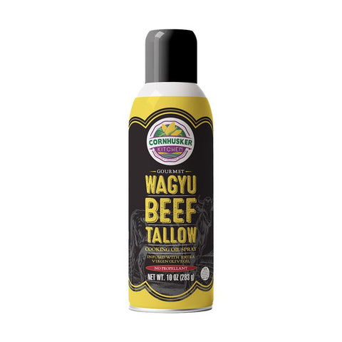 Cornhusker Kitchen Wagyu Beef Tallow Cooking Oil Spray 10 oz Canister