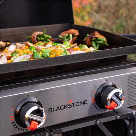Blackstone 2 Burner Liquid Propane Tabletop Outdoor Griddle Black/Silver
