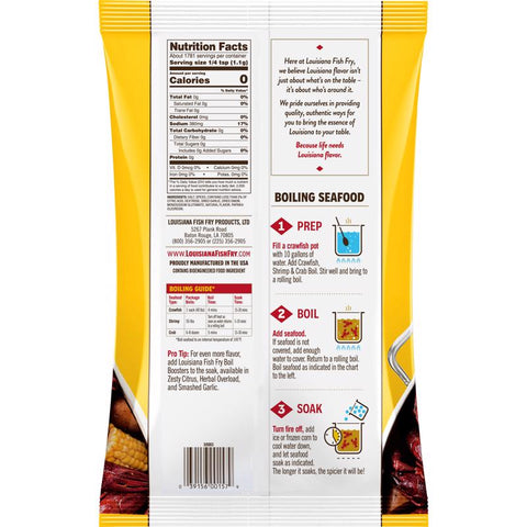 Louisiana Fish Fry Seafood Boil Seafood Seasoning 72 oz