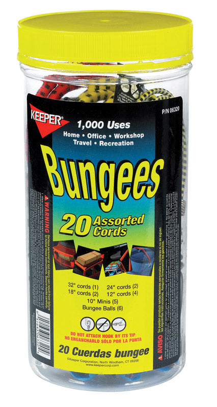 Keeper Corporation Bungee Cord Set 15 in. 20 pk