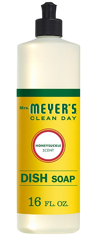Mrs. Meyer's 17423 Dish Soap, 16 oz, Liquid, Colorless