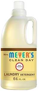 Mrs. Meyer's Clean Day 17511 Laundry Detergent, 64 oz Bottle, Liquid, Baby Blossom