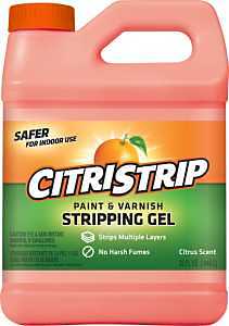 Citristrip QCSG801 Paint and Varnish Stripping Gel, Orange, 1 qt, Bottle, Liquid