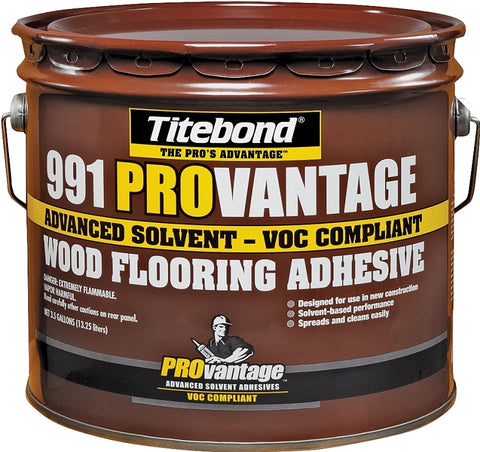 Titebond PROvantage 8179 Wood Floor Adhesive, Beige, 3.5 gal Pail