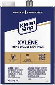 Klean Strip GXY24 Xylene Thinner, Liquid, Pungent Aromatic, Sweet, 1 gal, Can, Pack of 4