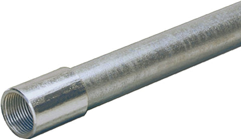 Allied Tube & Conduit 103077 Conduit, Rigid, 1.31 in OD, 1 in, 10 ft L, Steel, Galvanized