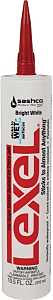 Sashco 13030 Elastic Sealant, White, 7 days Curing, 0 to 120 deg F, 10.5 oz Cartridge, Pack of 12