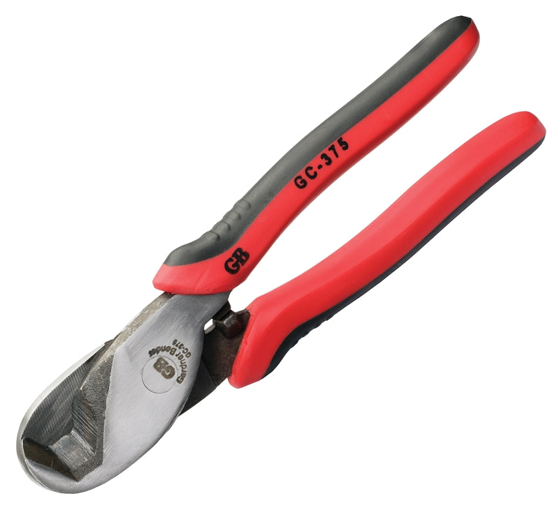 Gardner Bender GC-375 Cable Cutter, 8 in OAL, Steel Jaw, Rubber-Grip H ...