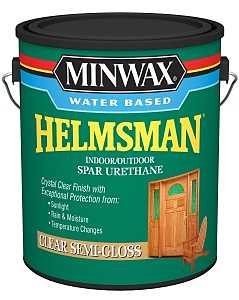 Minwax Helmsman 710510000 Spar Varnish, Semi-Gloss, Crystal Clear, Liquid, 1 gal, Can, Pack of 2