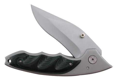 Frost Cutlery The Enforcer Stainless Steel Pocket Knife 5 in. L Black