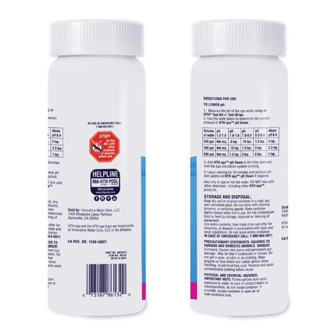 HTH Spa Granule pH Minus 2.5 lb, Pack of 6