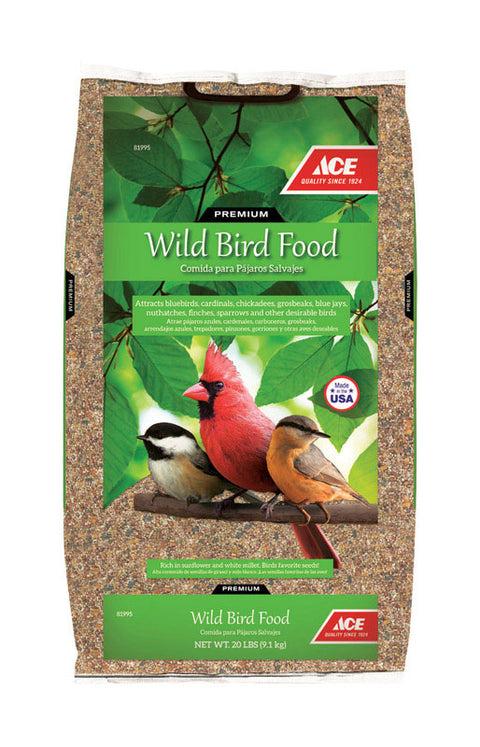 Assorted Species Wild Bird Food Milo and Corn 20 lb.