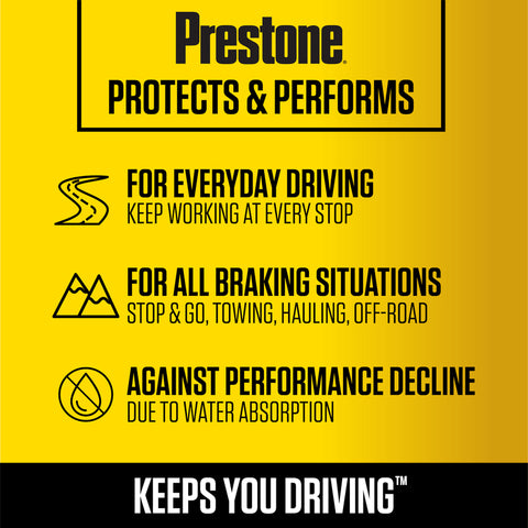 Prestone DOT 4 Brake Fluid 12 oz
