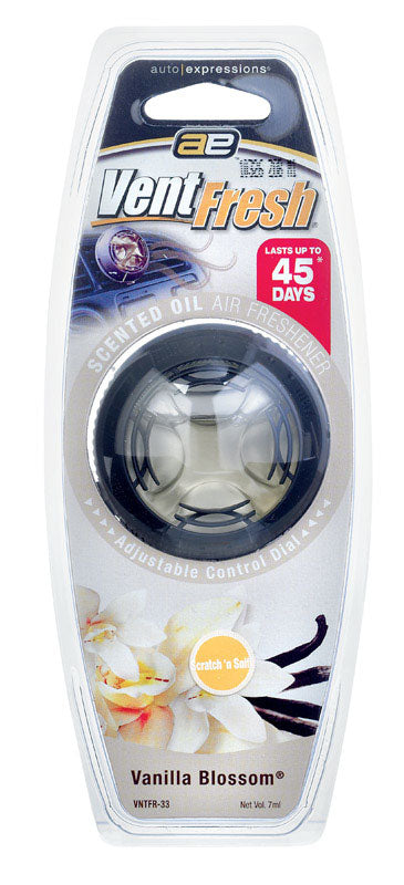 Vent Fresh Car Air Freshener Vanilla Blossom 1 pk