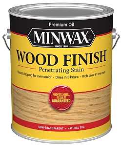 Minwax Wood Finish 710700000 Wood Stain, Natural, Liquid, 1 gal, Can, Pack of 2
