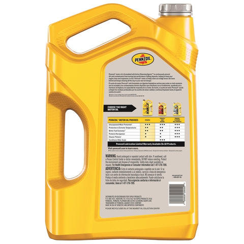 Pennzoil 10W-30 4-Cycle Conventional Motor Oil 5 qt 1 pk, Pack of 3