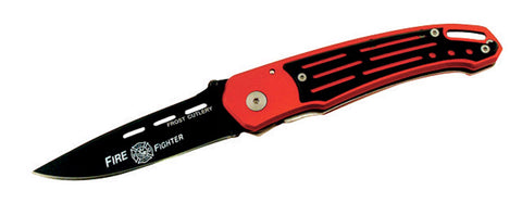 Frost Cutlery Scavenger Stainless Steel Pocket Knife 4-1/2 in. L Black