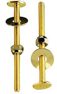 Plumb Pak PP835-14 Bolt Set, Brass
