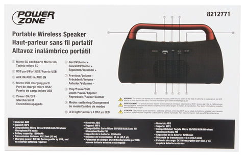 PowerZone K20 Speaker, Black