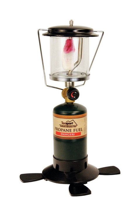 Texsport One Mantle Flame Lantern Black Metal