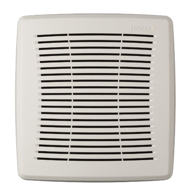 Poly Shell Broan FGR101 Bathroom Exhaust Fan Grille, 9-1/2 in L, 9-1/4 in W, Poly ...
