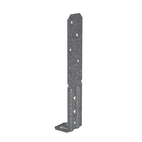Simpson Strong-Tie SSP Single Stud Plate Connector, 6-11/16 in L, 1-3/8 in W, Steel, Galvanized, Pack of 100