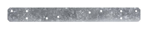 Simpson Strong-Tie ST Series ST12 Strap Tie, 11-5/8 in L x 1-1/4 in W Dimensions, 16 ga, Steel, Galvanized/Zinc, 1/PK, Pack of 100
