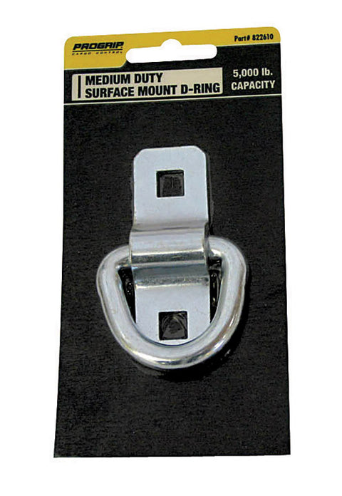 US Pro Grip Zinc Plated Medium Duty Tie Down D-Ring 5000 Silver