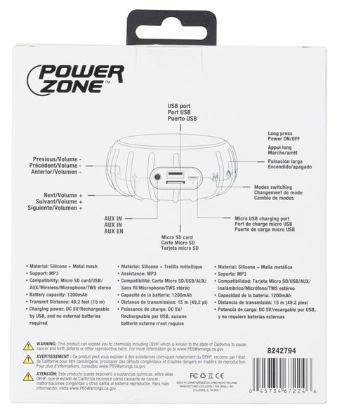 PowerZone KL-032BS Speaker, Black