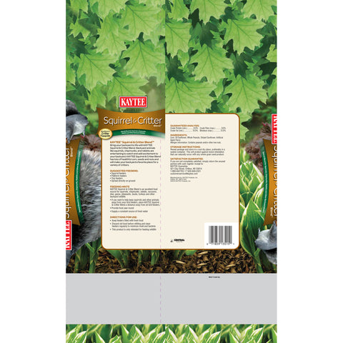 Kaytee Squirrel & Critter Assorted Species Corn Squirrel and Critter Food 10 lb, Pack of 4