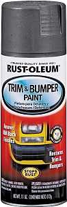 Rust-Oleum 251574 Trim and Bumper Paint, Matte, Black, 11 oz, Aerosol Can