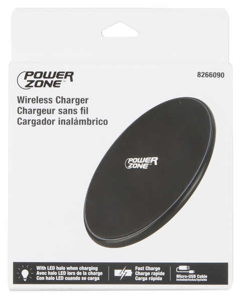 PowerZone SH13 Wireless Charger, Black
