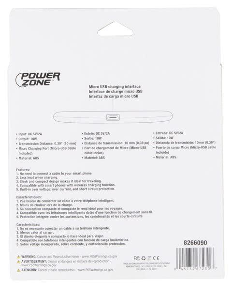 PowerZone SH13 Wireless Charger, Black