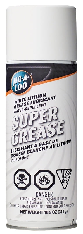 Jig-A-Loo JIG-1101 Lubricant Aerosol Can, Lithium Base Aerosol Can, Liquid, Pack of 12