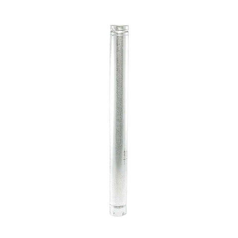 Selkirk 3VP-36 Vent Pipe, 3 in OD, 3 ft L, Galvalume/Stainless Steel