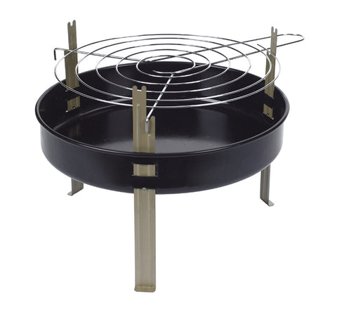 Marsh Allen Table Top 12 inch Charcoal Grill Black