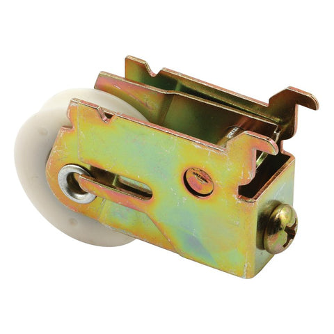 Prime-Line D 1522 Roller Assembly, 1-1/4 in Dia Roller, 5/16 in W Roller, Nylon/Steel, 1-Roller