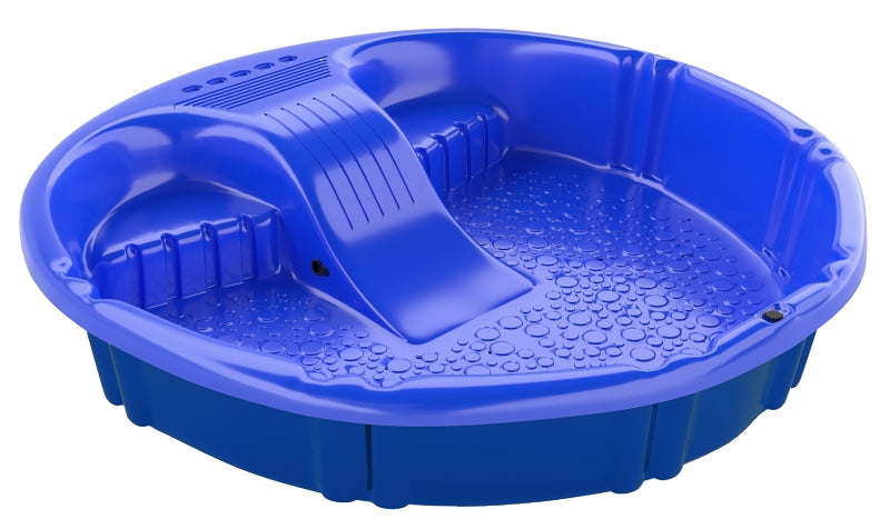 Gracious Living 1003-AZZBLU-12 Slide Pool, 60 in Dia, Polyethylene, Bl ...