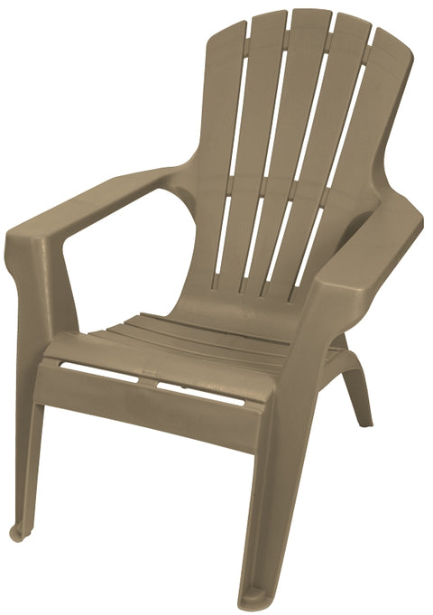 Gracious Living Adirondack II 11663-26ADI Adirondack Chair, 35-1/4 in D, 33-1/2 in H, Resin Seat, Woodland Brown Frame