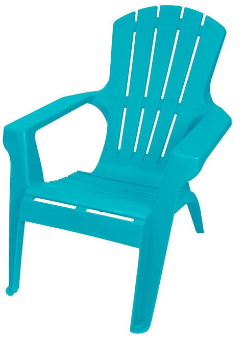 Gracious Living Adirondack II 11611-26ADI Adirondack Chair, 35-1/4 in D, 33-1/2 in H, Resin Seat, Intense Teal Frame