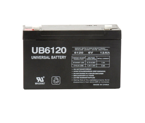 Universal Power Group UB6120 Sealed Lead Acid Automotive Battery 12 amps