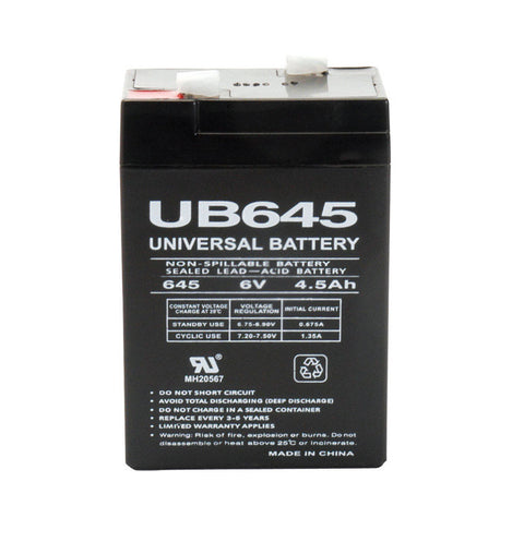 Universal Power Group UB645 Sealed Lead Acid Automotive Battery 4.5 amps